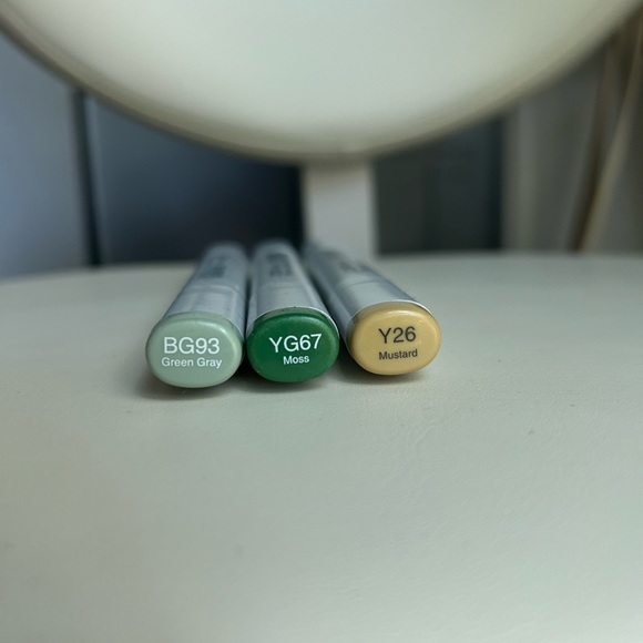 Copic Sketch Markers (set of 13 + 1 refill) 🎨R, Y, G, B, Pink, Purple, Neutral - Picture 5 of 13